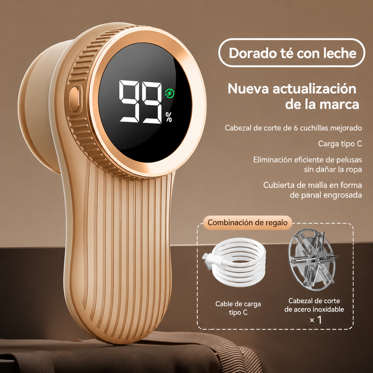 Quitapelusas Eléctrico Recargable Pro