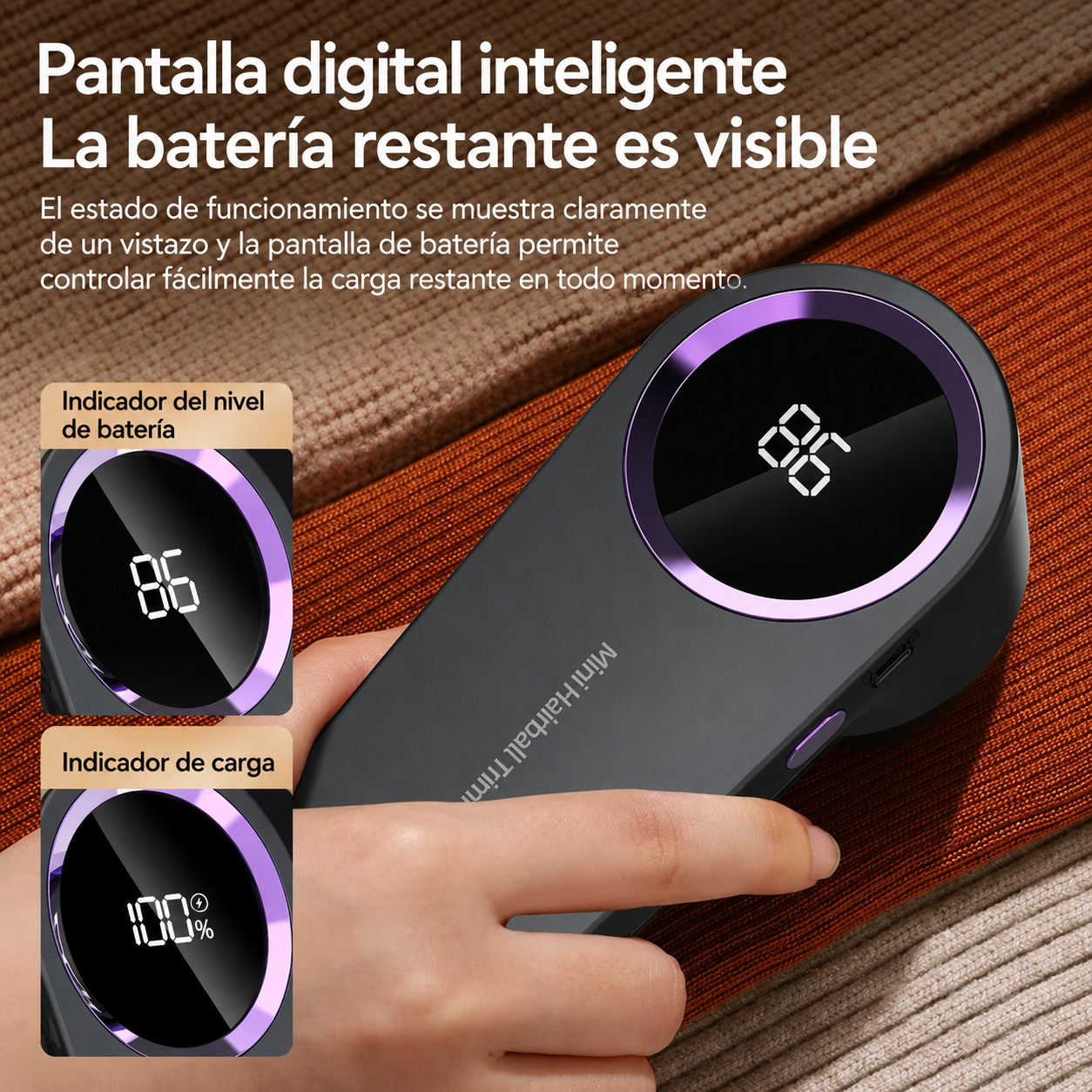 Quitapelusas Eléctrico Recargable Pro